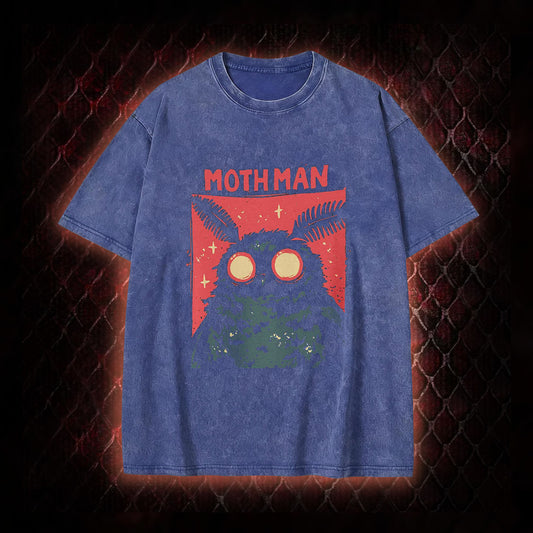 Cryptid Mothman Vintage Washed T-Shirt
