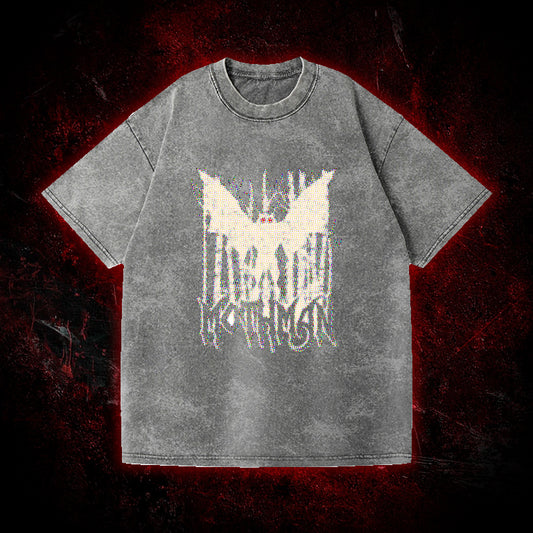 Pixel Mothman Vintage Washed T-shirt
