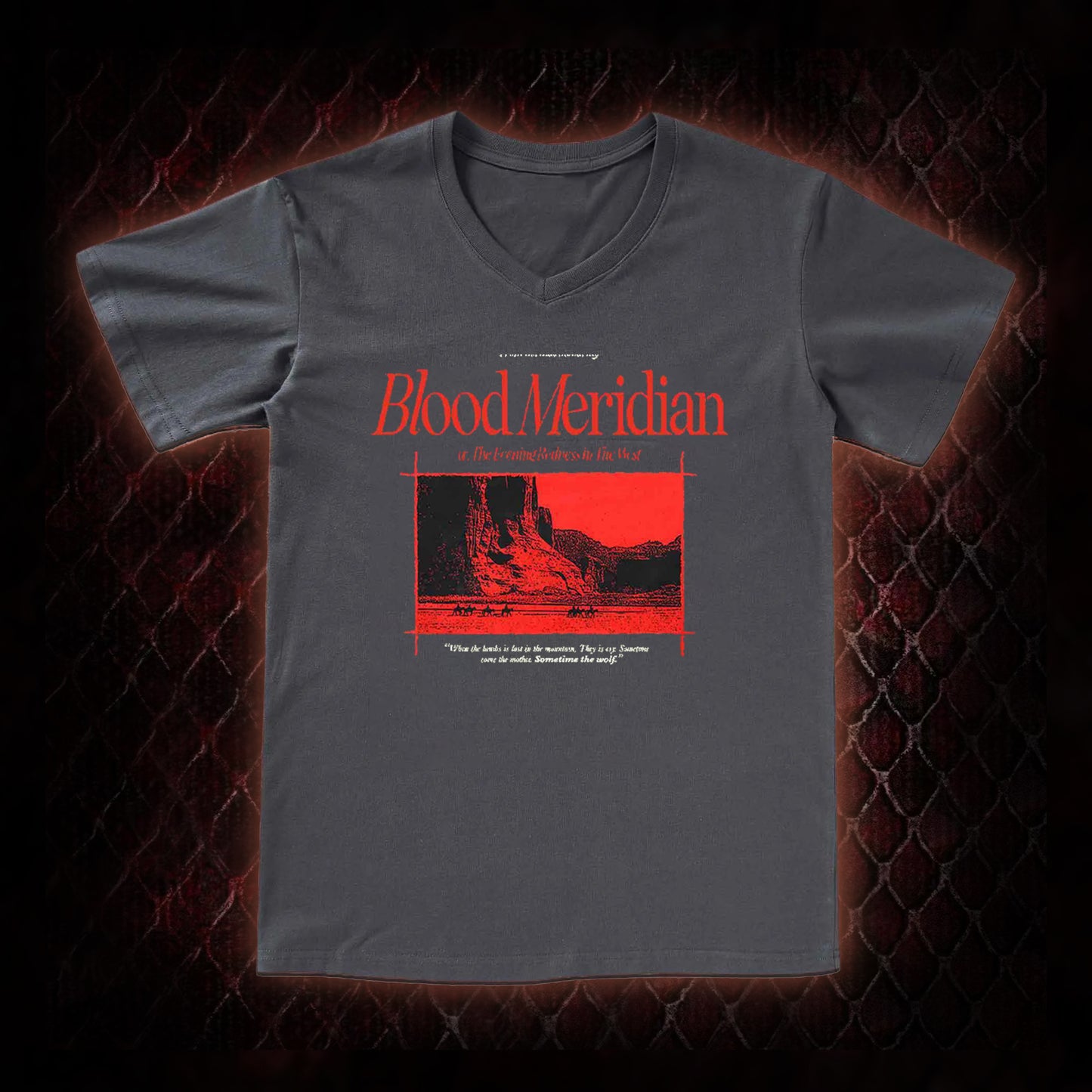 Blood Meridian Dark Literary V-Neck Classic T-shirt