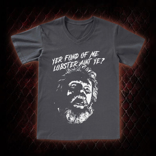 Yer Fond of Me Lobster V-Neck Classic T-shirt