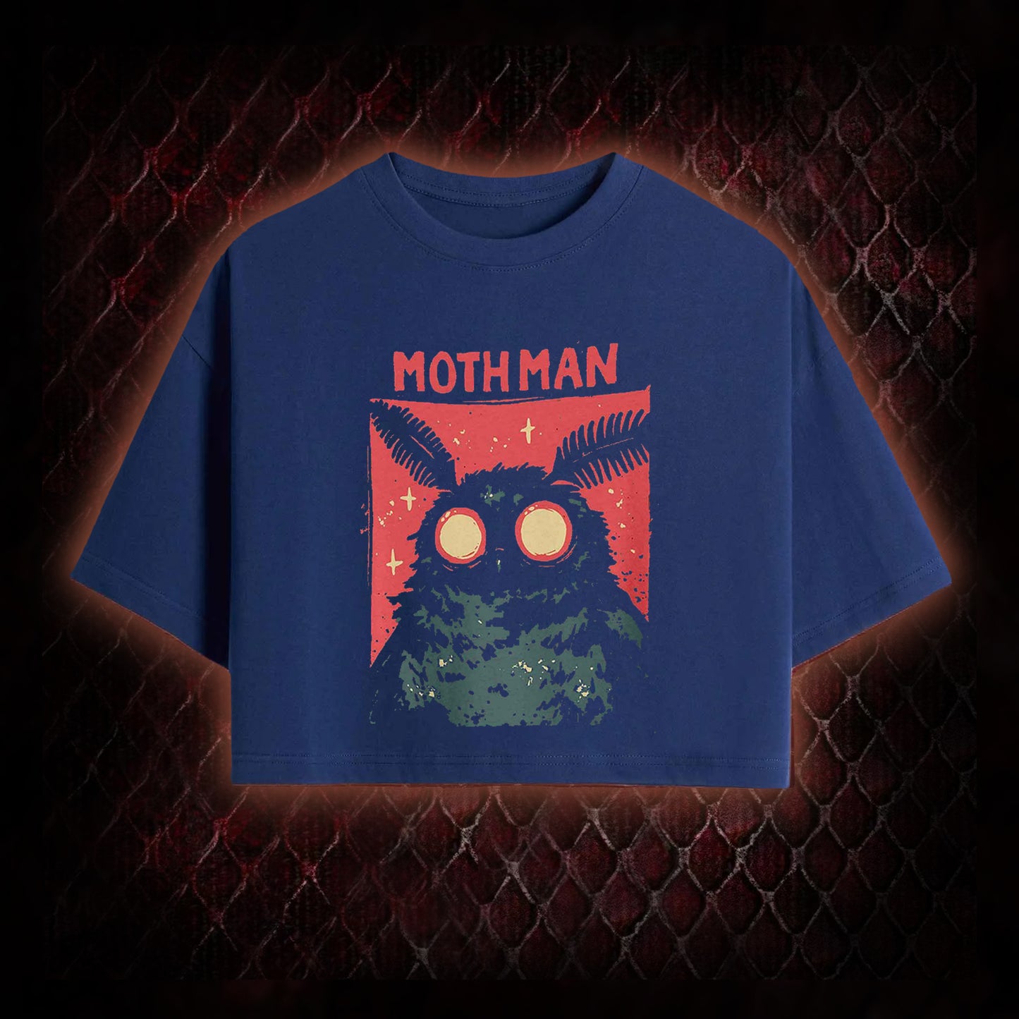 Cryptid Mothman Crop Top