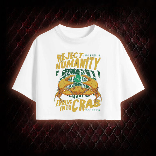 Reject Humanity Crab Crop Top