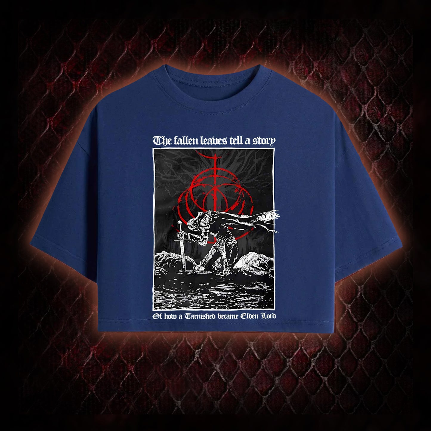 The Fallen Leaves Tell a Story Crop Top