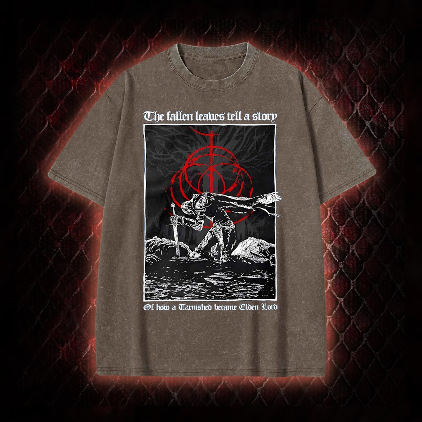 The Fallen Leaves Tell a Story Vintage Washed T-shirt