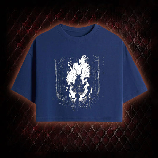 Baphomet Crop Top