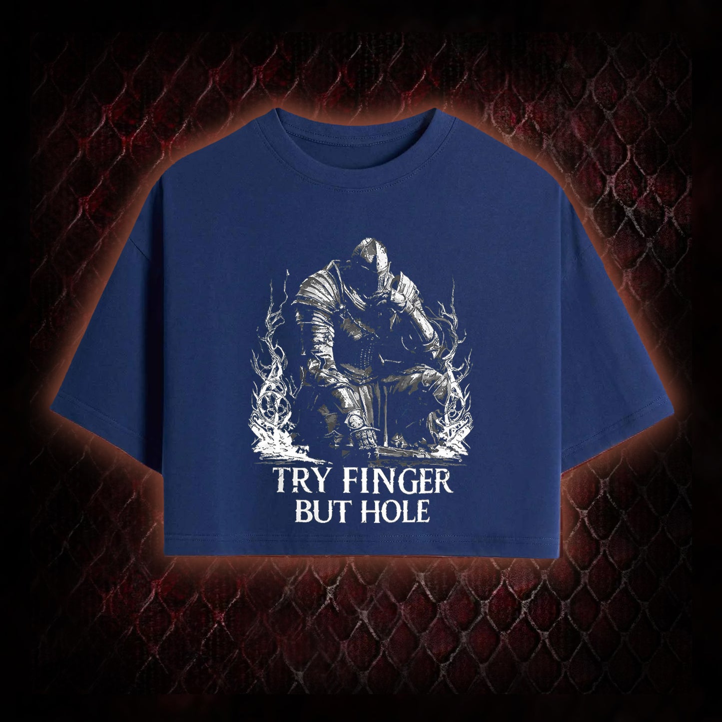 Try Finger but Hole Crop Top