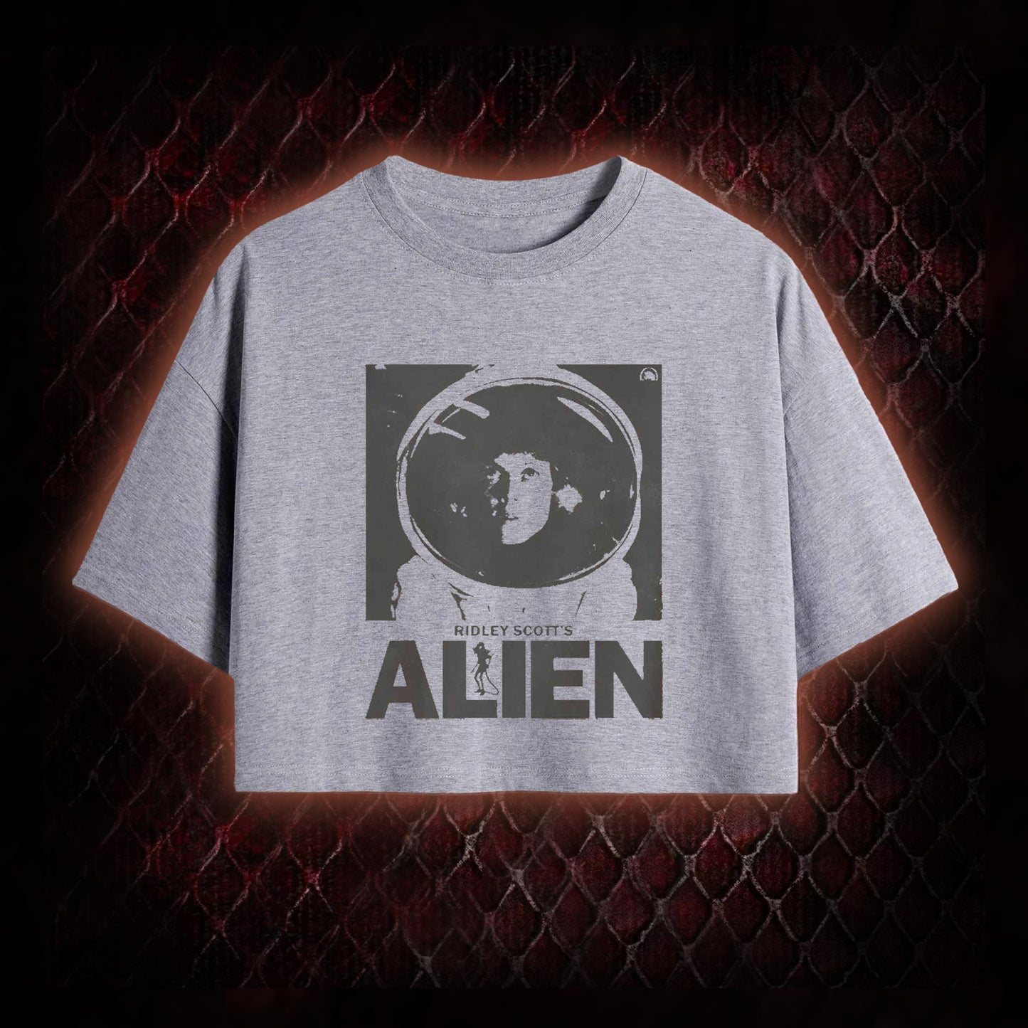 Retro Alien Crop Top