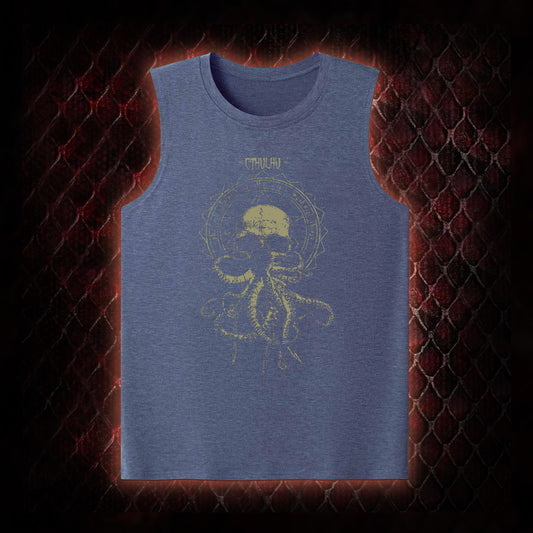 Cthulhu Mythos Skull-Tentacle Occult Tank Top