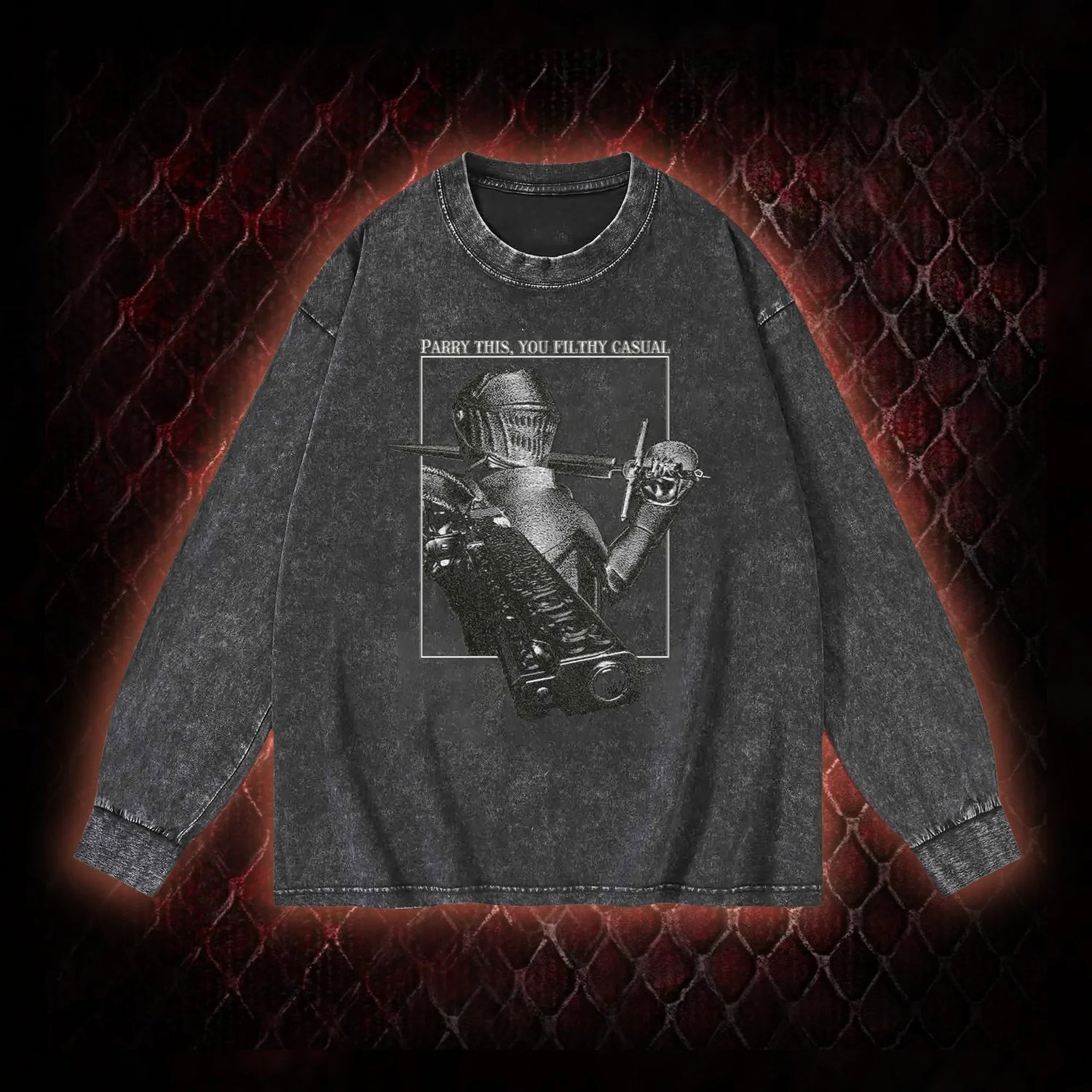 Washed Long-Sleeve T-shirts