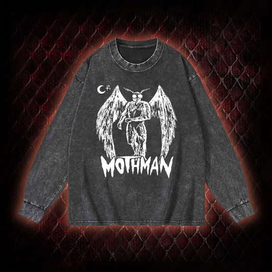 Mothman Washed Long-Sleeve T-shirt