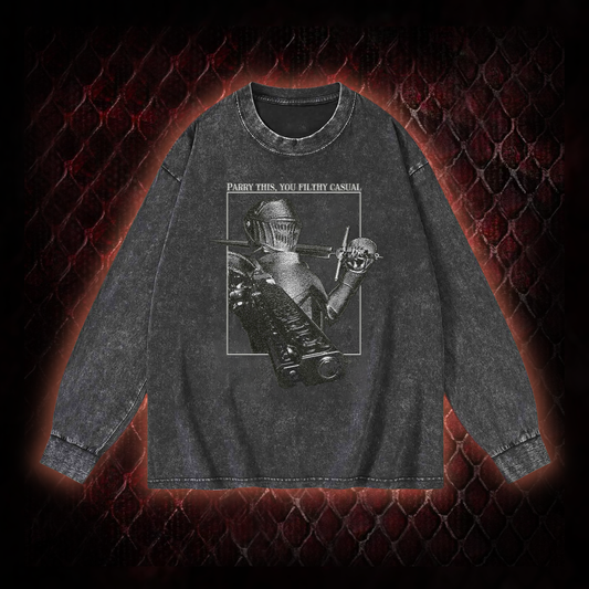 Parry This You Filthy Casual Washed Long-Sleeve T-shirt