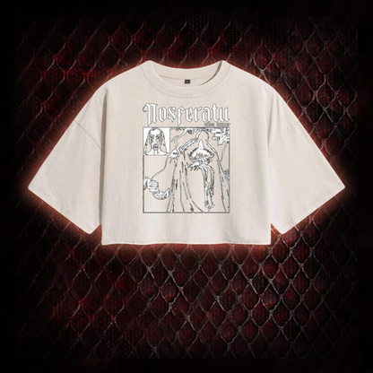Ellen Hutter Nosferatu Washed Cropped T-shirt