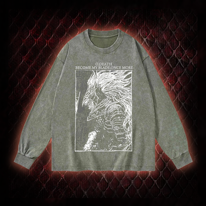 The Black Blade Washed Long-Sleeve T-shirt