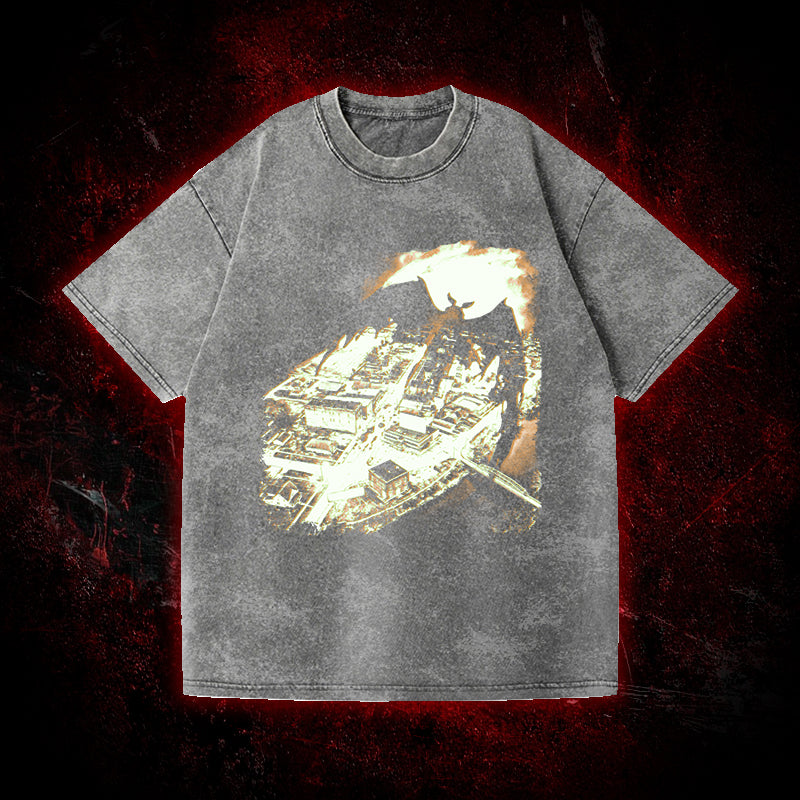Mothman Point Pleasant Vintage Washed T-shirt