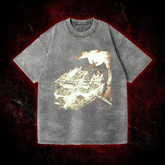 Mothman Point Pleasant Vintage Washed T-shirt