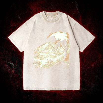 Mothman Point Pleasant Vintage Washed T-shirt