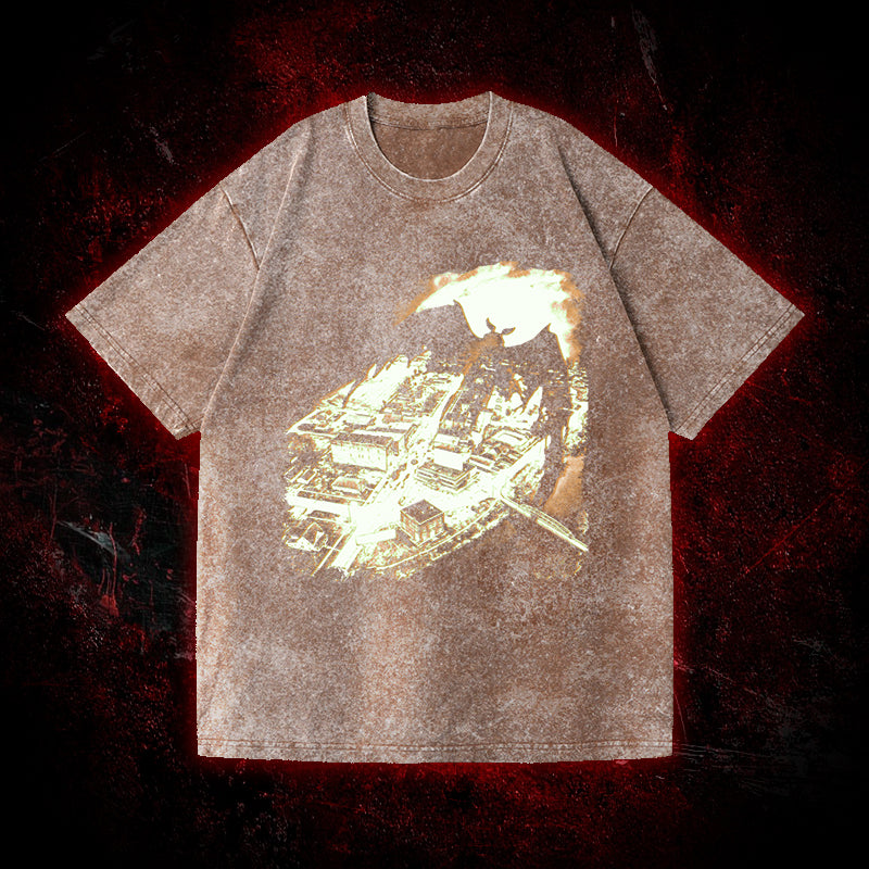 Mothman Point Pleasant Vintage Washed T-shirt