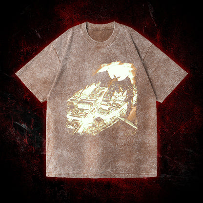 Mothman Point Pleasant Vintage Washed T-shirt