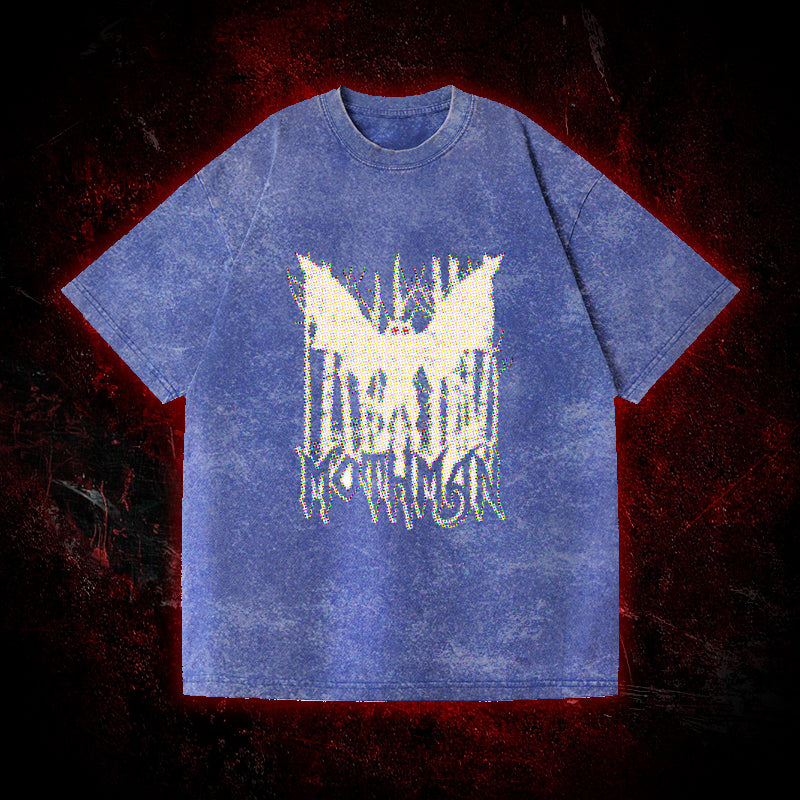 Pixel Mothman Vintage Washed T-shirt