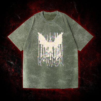 Pixel Mothman Vintage Washed T-shirt