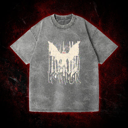 Pixel Mothman Vintage Washed T-shirt