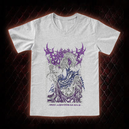 Dark Souls Artorias 'The Abysswalker' Graphic V-Neck T-Shirt - FromSoftware Dark Fantasy Tribute Piece