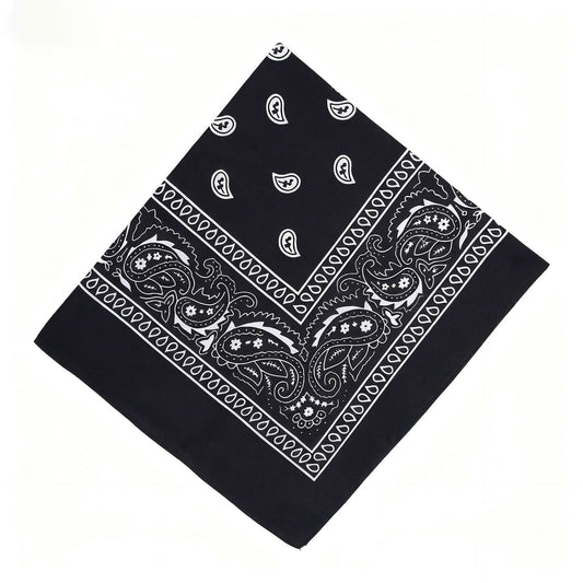 Dark Vibes Cashew Flower Headband & Square Scarf