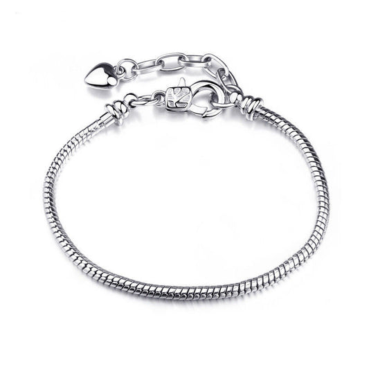 Graceful Serpent - Snake Bone Bracelet in Various Sizes, Embracing Beauty and Meaningful Weight
