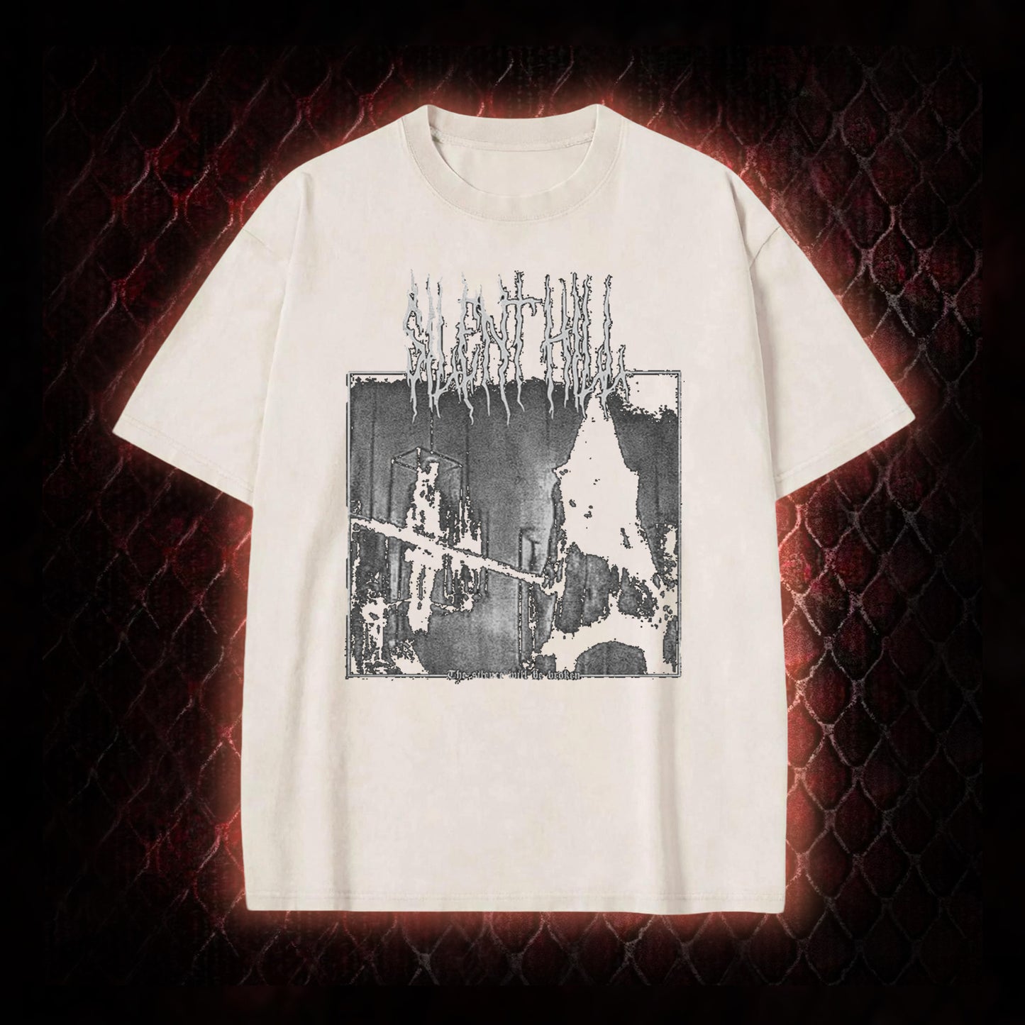Silent Hill Survival Horror Graphic Vintage-T-Shirt - Classic Horror Game Tribute Piece