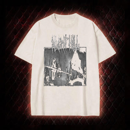 Silent Hill Survival Horror Graphic Vintage-T-Shirt - Classic Horror Game Tribute Piece