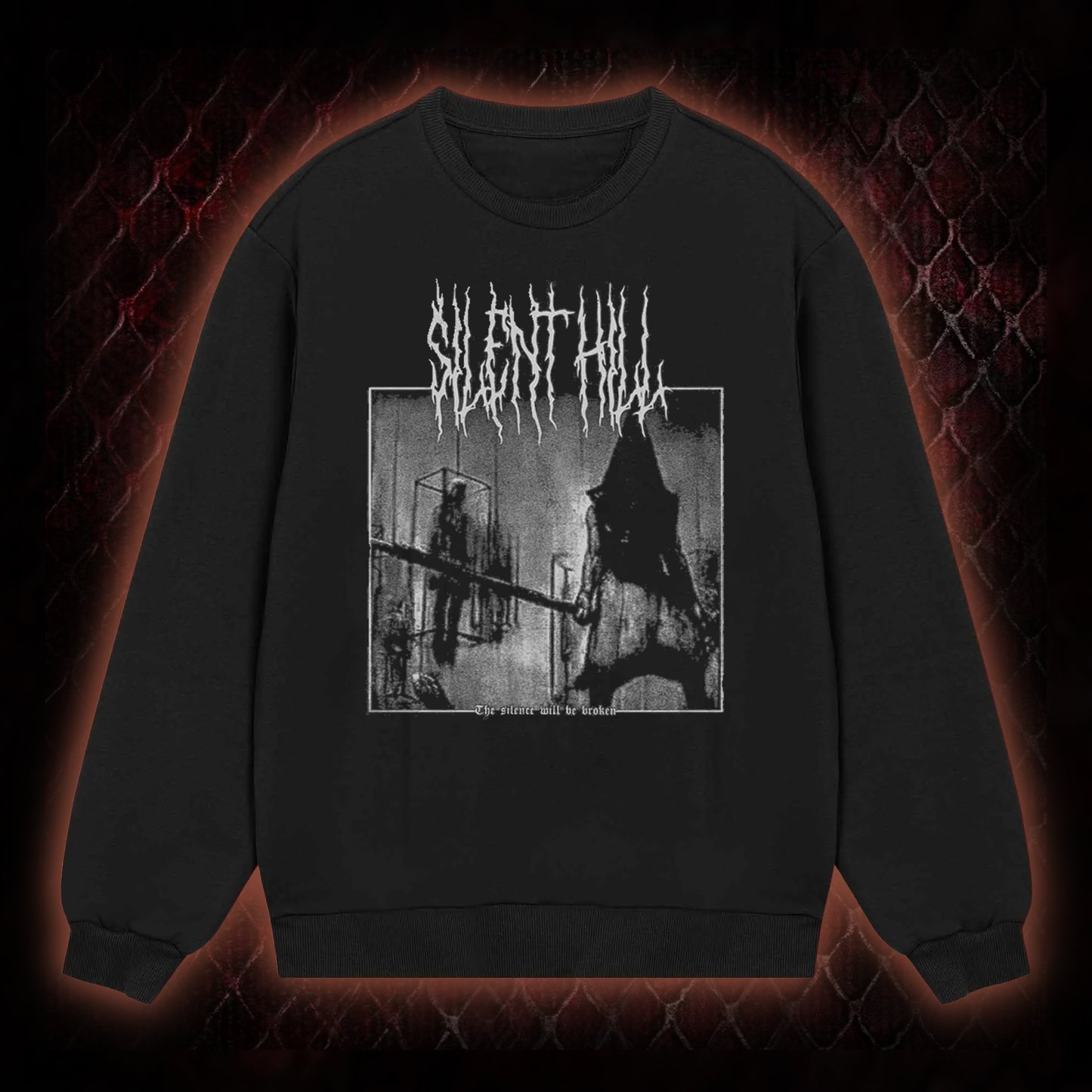 Silent Hill Survival Horror Graphic Classic-Long-Sleeved - Classic Horror Game Tribute Piece
