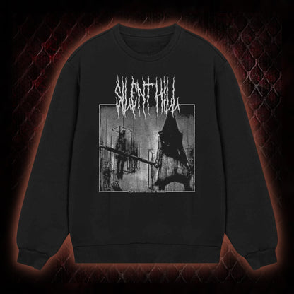 Silent Hill Survival Horror Graphic Classic-Long-Sleeved - Classic Horror Game Tribute Piece