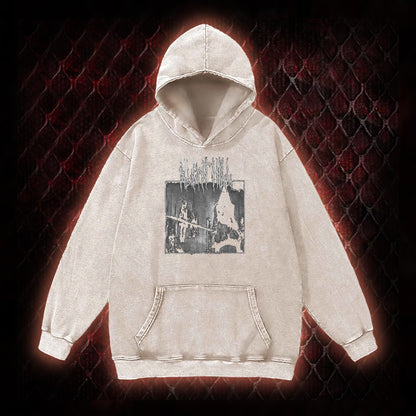 Silent Hill Survival Horror Graphic Vintage-Hoodie - Classic Horror Game Tribute Piece