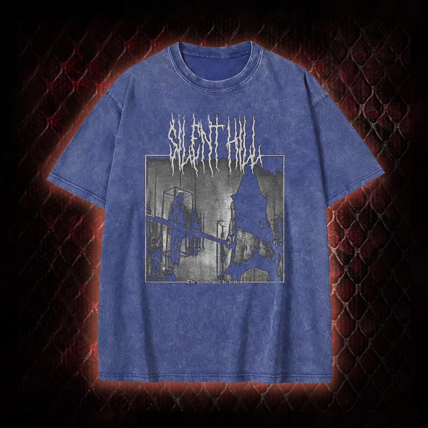 Silent Hill Survival Horror Graphic Vintage-T-Shirt - Classic Horror Game Tribute Piece