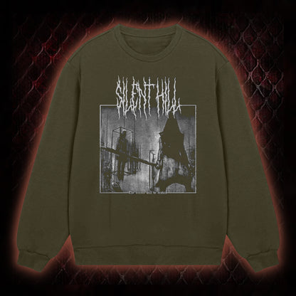 Silent Hill Survival Horror Graphic Classic-Long-Sleeved - Classic Horror Game Tribute Piece