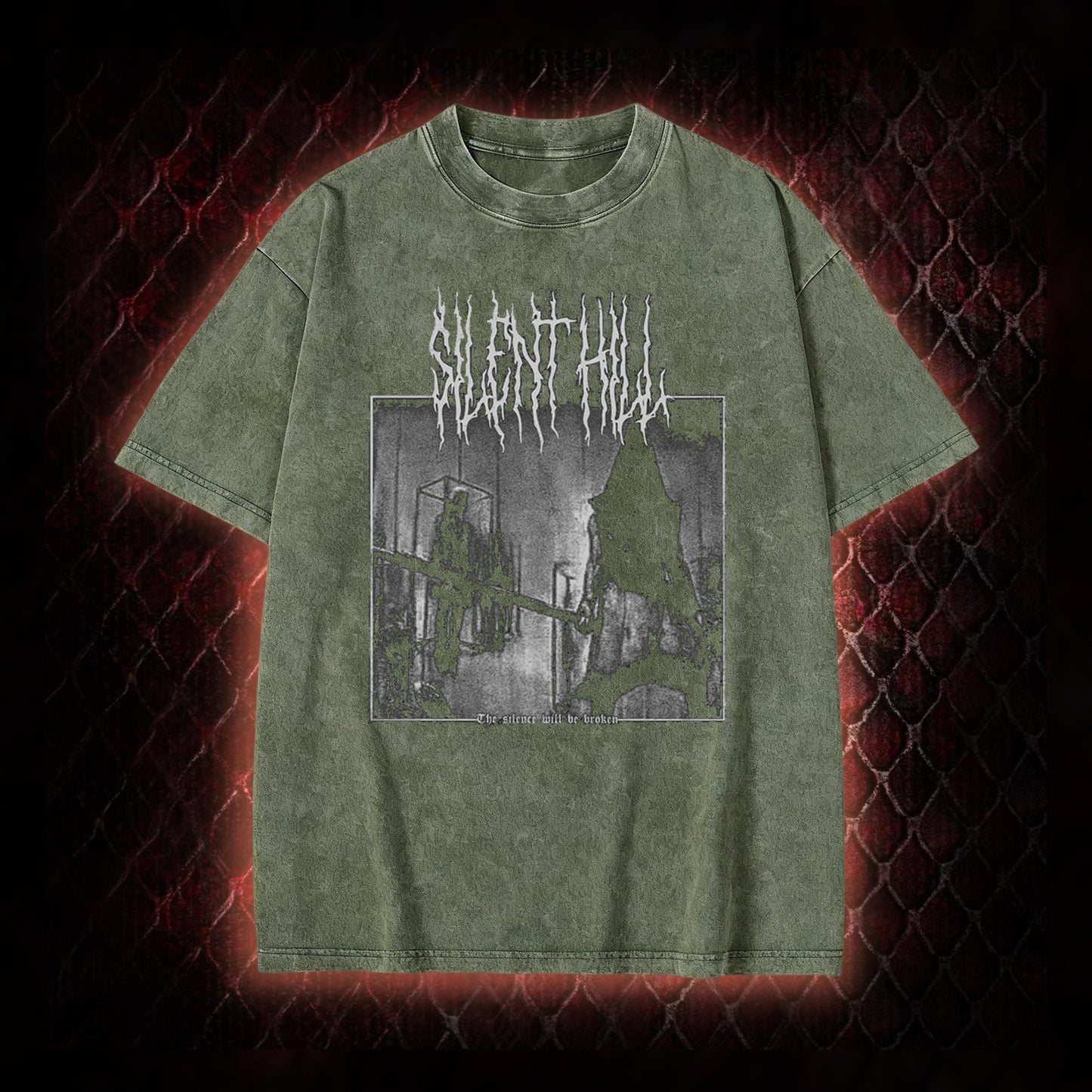 Silent Hill Survival Horror Graphic Vintage-T-Shirt - Classic Horror Game Tribute Piece