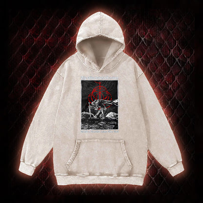 Elden Ring 'The Fallen Leaves Tell a Story' Tarnished to Elden Lord Graphic Vintage-Hoodie - FromSoftware RPG Tribute Piece