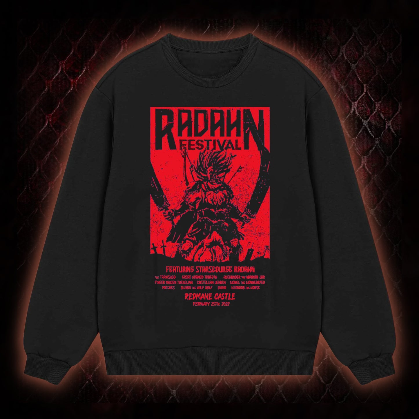 Elden Ring Starscourge Radahn Festival Graphic Classic-Long-Sleeved - FromSoftware RPG Event Tribute Piece