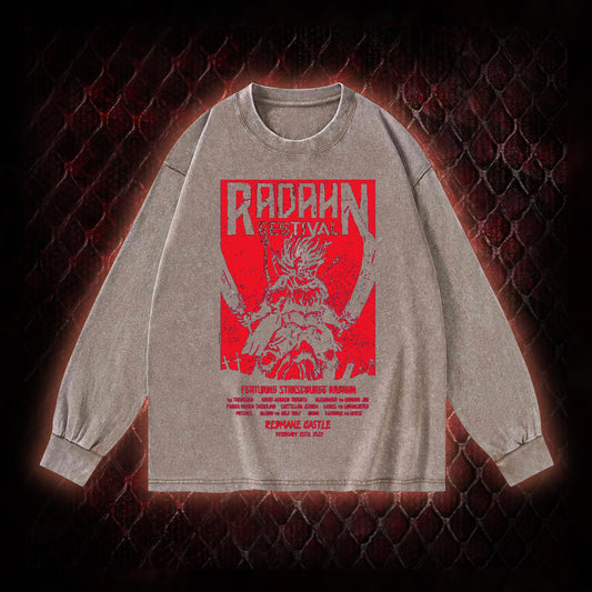 Elden Ring Starscourge Radahn Festival Graphic Vintage-Sweatshirt  - FromSoftware RPG Event Tribute Piece
