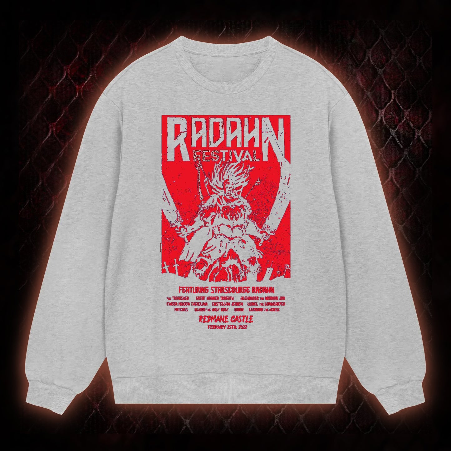 Elden Ring Starscourge Radahn Festival Graphic Classic-Long-Sleeved - FromSoftware RPG Event Tribute Piece