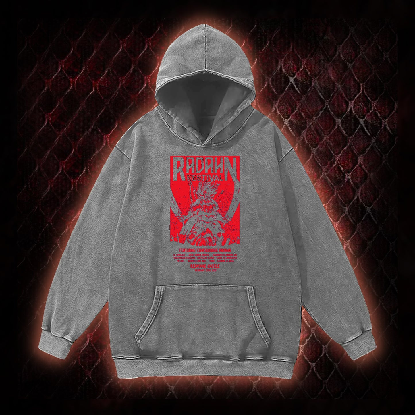 Battle Festival Vintage Washed Hoodie