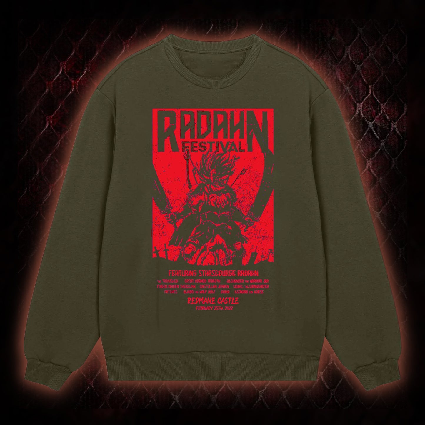 Elden Ring Starscourge Radahn Festival Graphic Classic-Long-Sleeved - FromSoftware RPG Event Tribute Piece