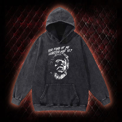 One Flew Over the Cuckoo's Nest 'Yer Fond of Me Lobster' Classic Film Quote Graphic Vintage-Hoodie - Cult Cinema Tribute Piece