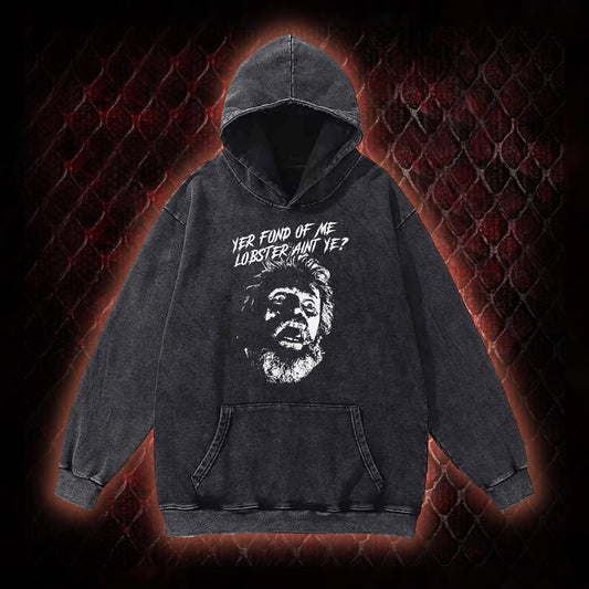 One Flew Over the Cuckoo's Nest 'Yer Fond of Me Lobster' Classic Film Quote Graphic Vintage-Hoodie - Cult Cinema Tribute Piece