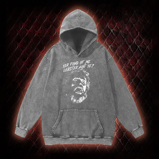 Yer Fond of Me Lobster Vintage Washed Hoodie