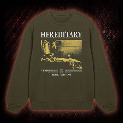 Hereditary 'Hail Paimon' Psychological Horror Graphic Classic-Long-Sleeved - Modern Cult Horror Tribute Piece