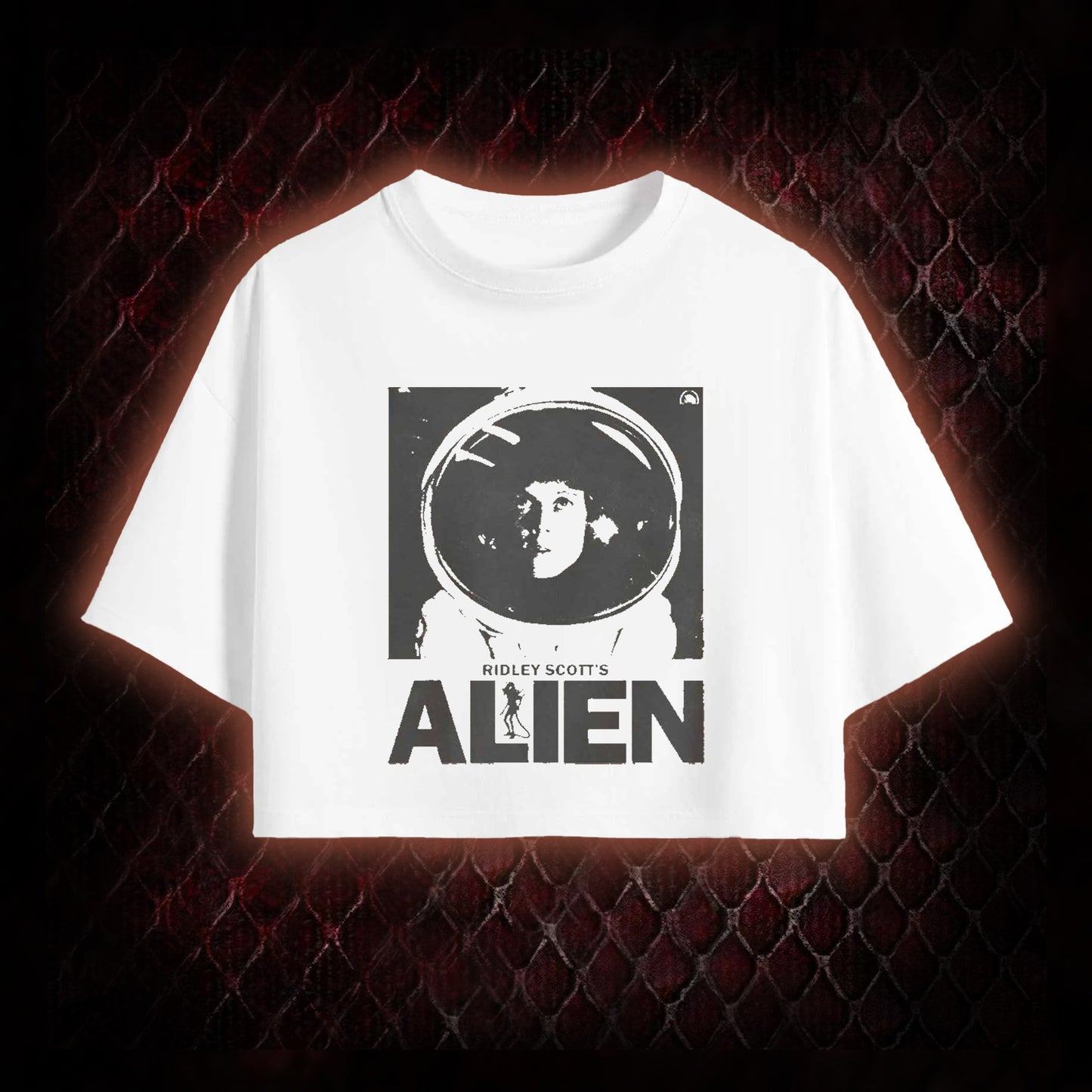 Retro Alien Crop Top
