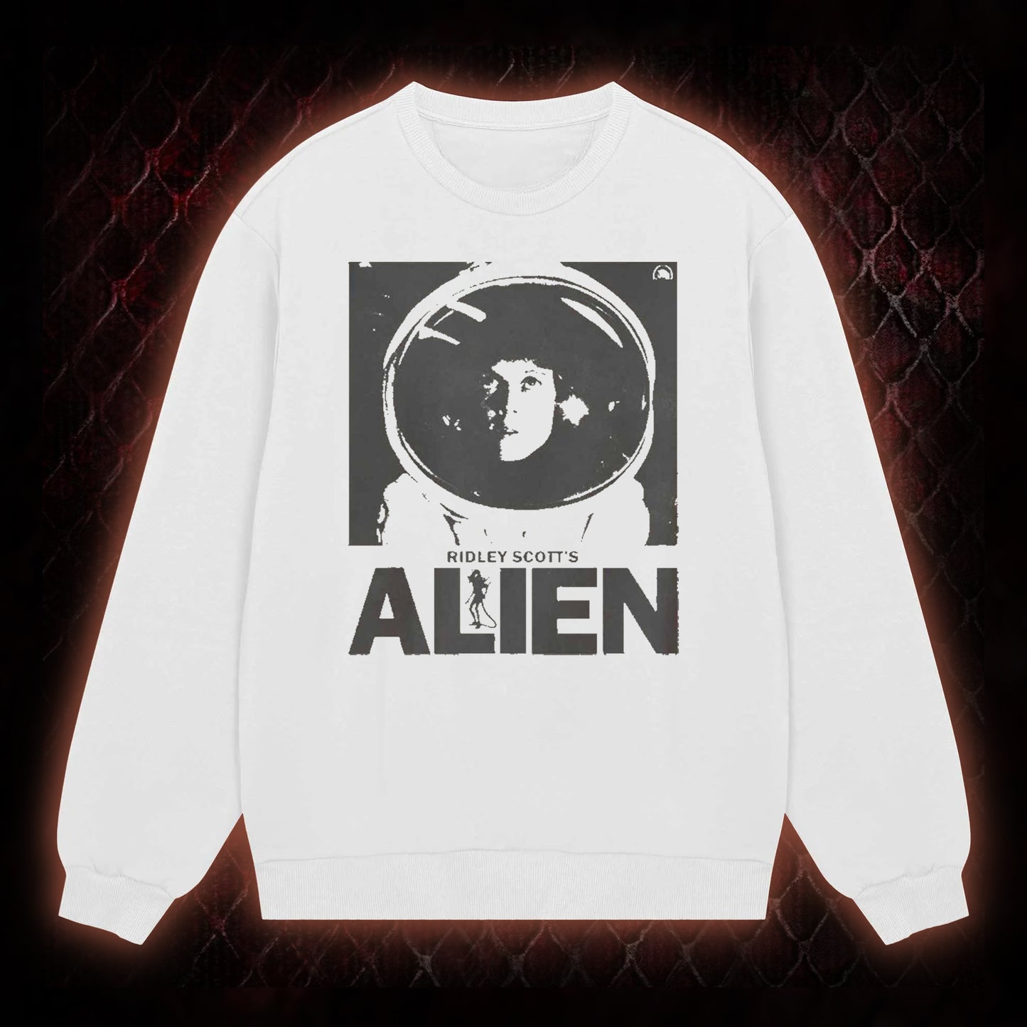 Ridley Scott's Alien Ellen Ripley Astronaut Graphic Classic-Long-Sleeved - Sci-Fi Horror Franchise Icon Tribute Piece