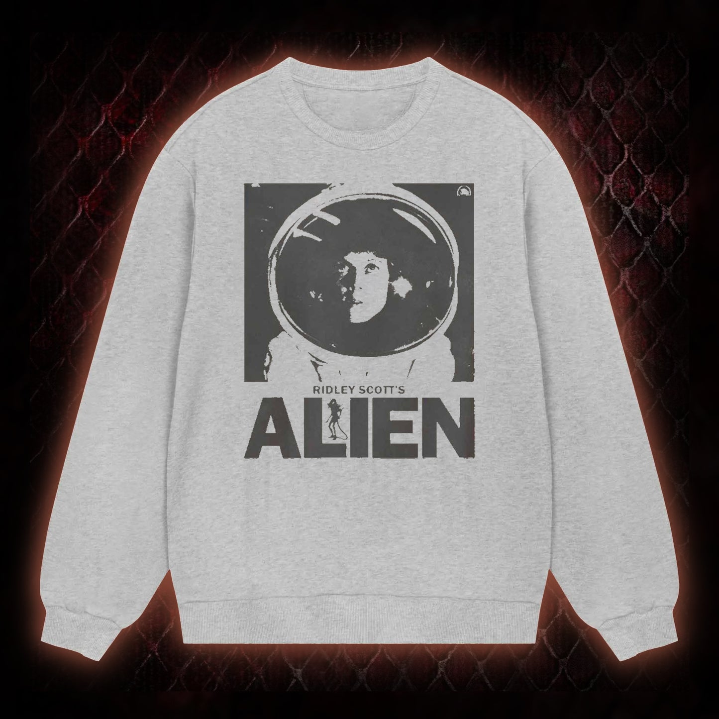 Ridley Scott's Alien Ellen Ripley Astronaut Graphic Classic-Long-Sleeved - Sci-Fi Horror Franchise Icon Tribute Piece