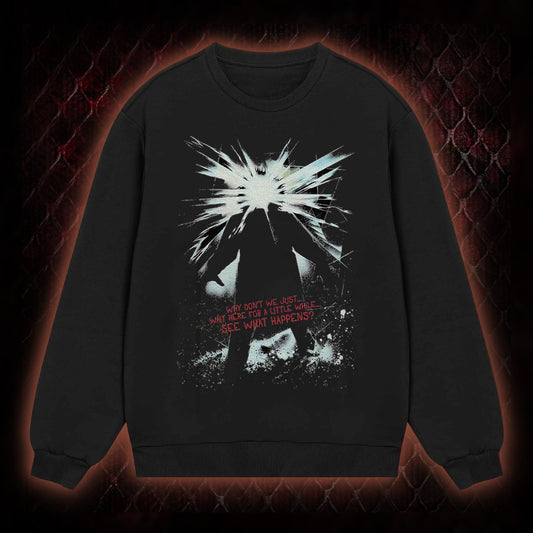 The Thing (1982) 'Wait Here For A Little While' Body Horror Graphic Classic-Long-Sleeved - John Carpenter Sci-Fi Horror Tribute Piece